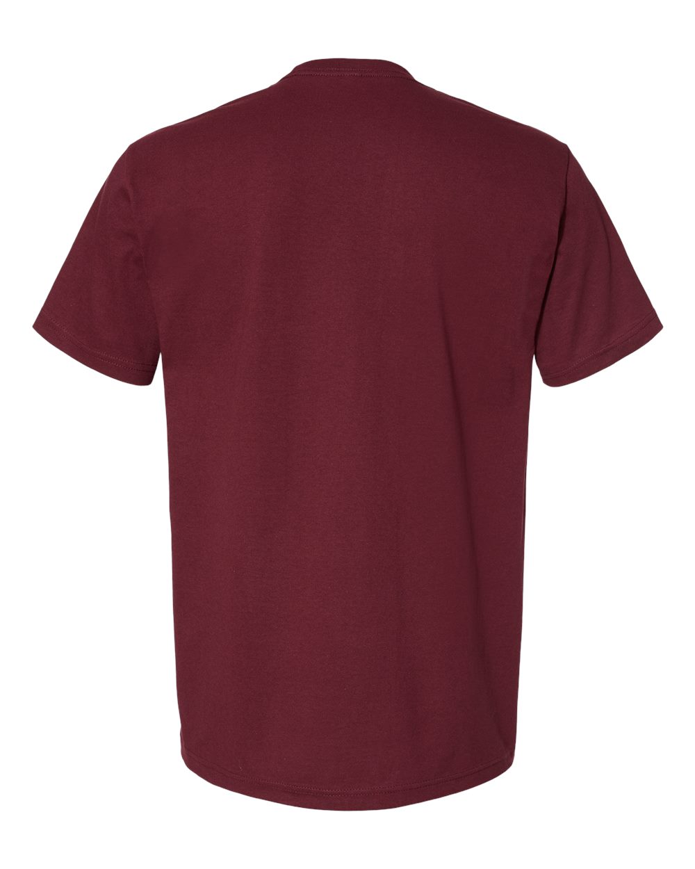 Unisex Heavyweight Cotton T-Shirt - Back - B56618539 - Maroon