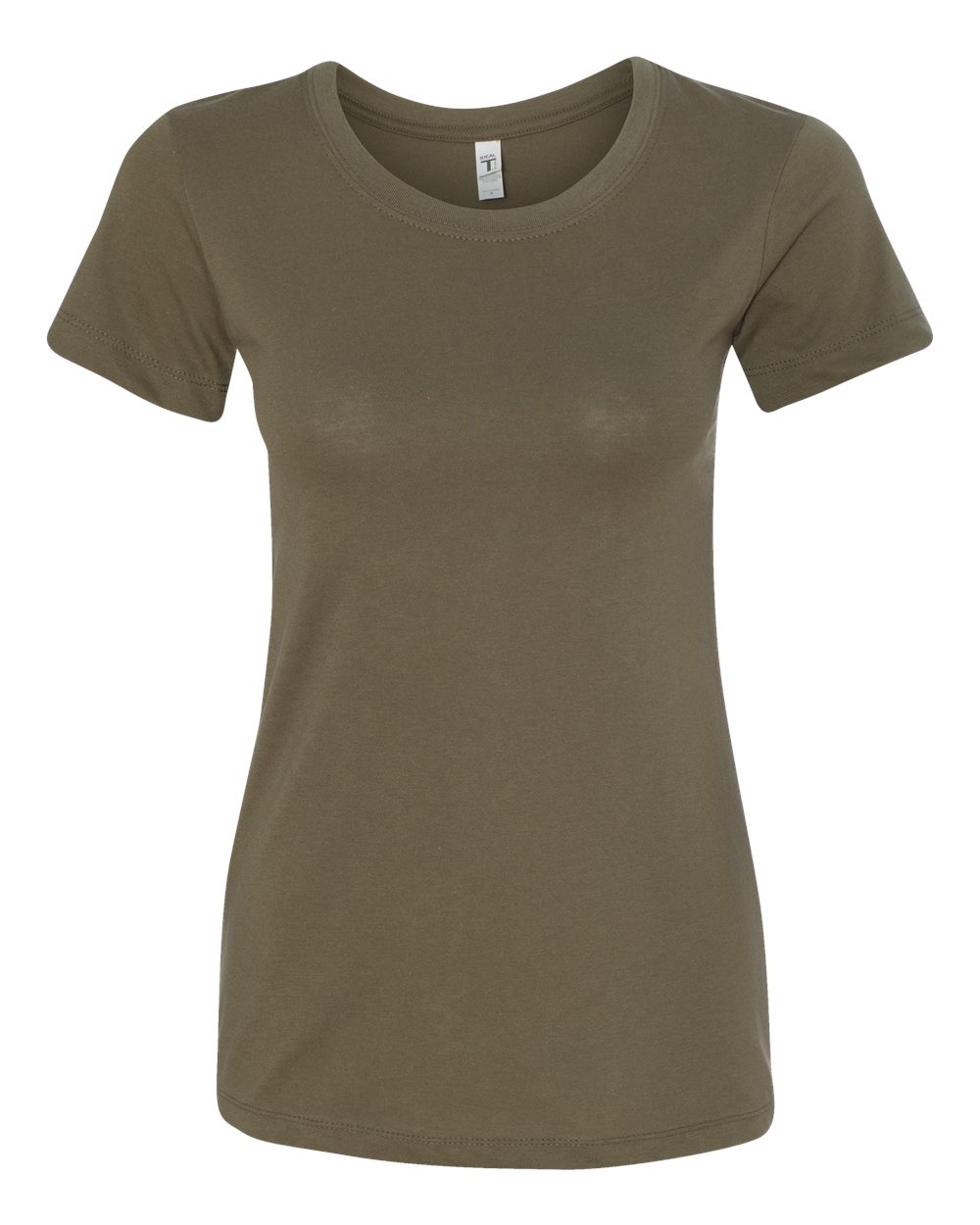 Women's Ideal T-Shirt - Front - B56918062 - Military Green