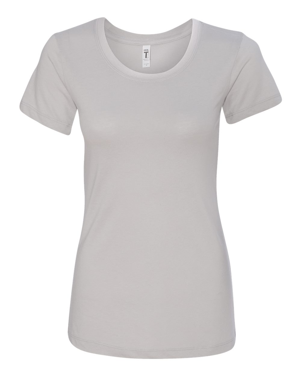 Women's Ideal T-Shirt - Front - B56918352 - Silver