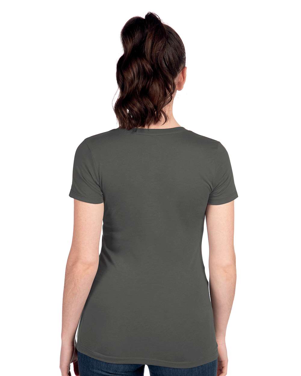 Women's Ideal T-Shirt - OnModelBack - B56918092 - Dark Grey