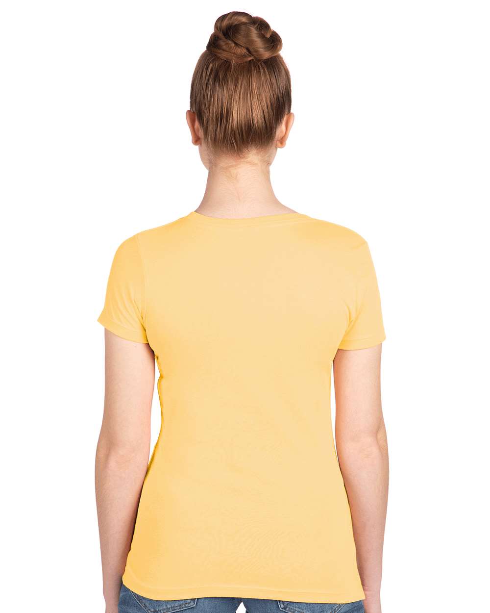 Women's Ideal T-Shirt - OnModelBack - B56918402 - Banana Cream