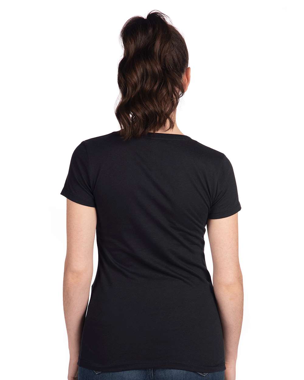 Women's Ideal T-Shirt - OnModelBack - B56918502 - Black