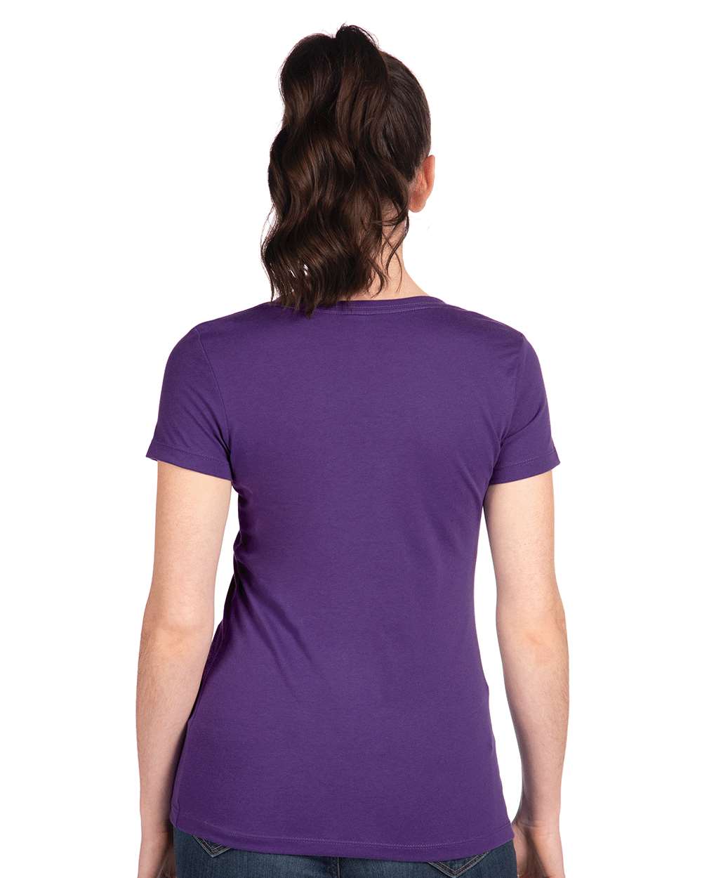 Women's Ideal T-Shirt - OnModelBack - B56918672 - Purple Rush