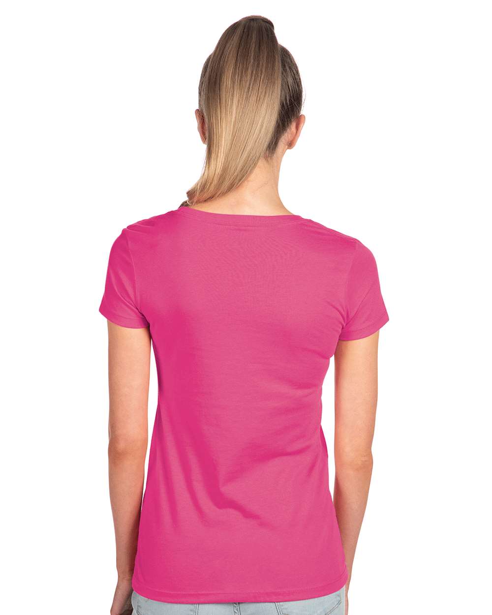 Women's Ideal T-Shirt - OnModelBack - B56918692 - Raspberry
