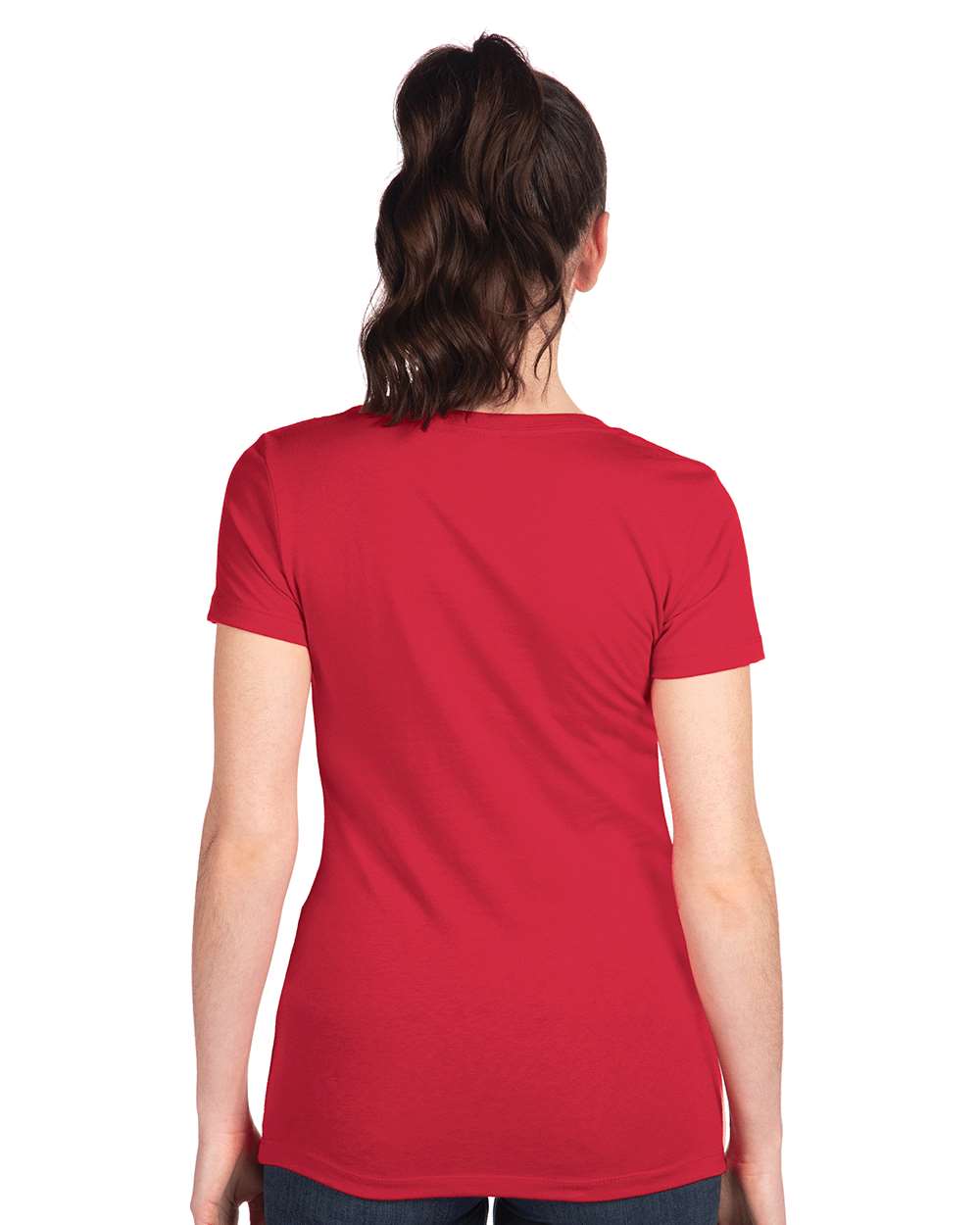 Women's Ideal T-Shirt - OnModelBack - B56918702 - Red