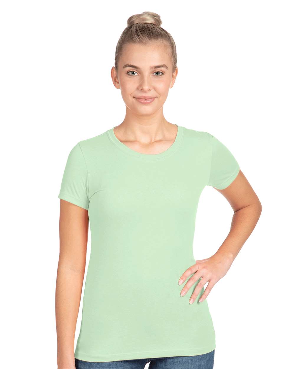 Women's Ideal T-Shirt - OnModelFront - B56918112 - Mint