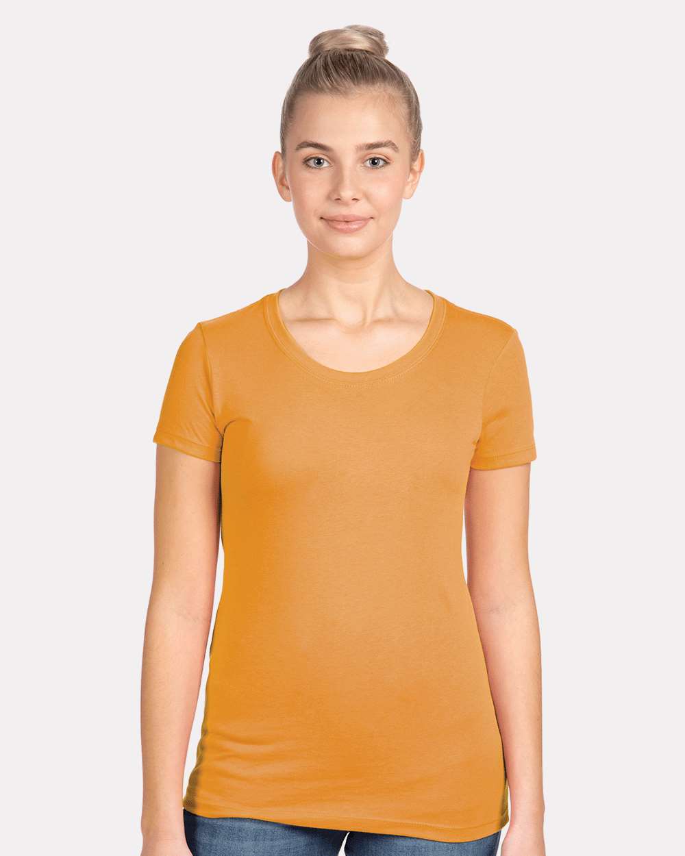 Women's Ideal T-Shirt - OnModelFront - B56918122 - Antique Gold