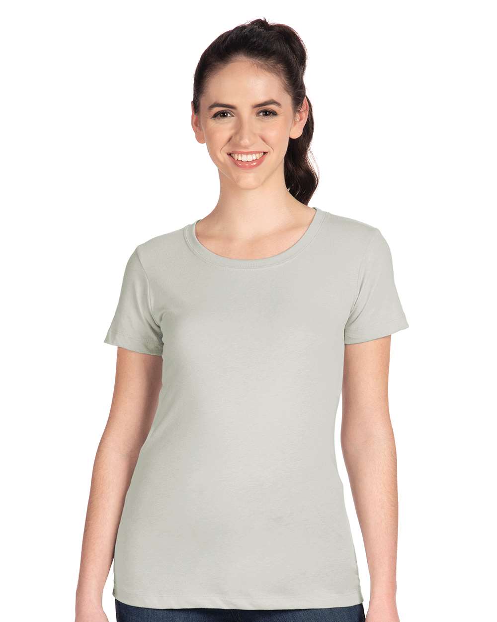 Women's Ideal T-Shirt - OnModelFront - B56918352 - Silver