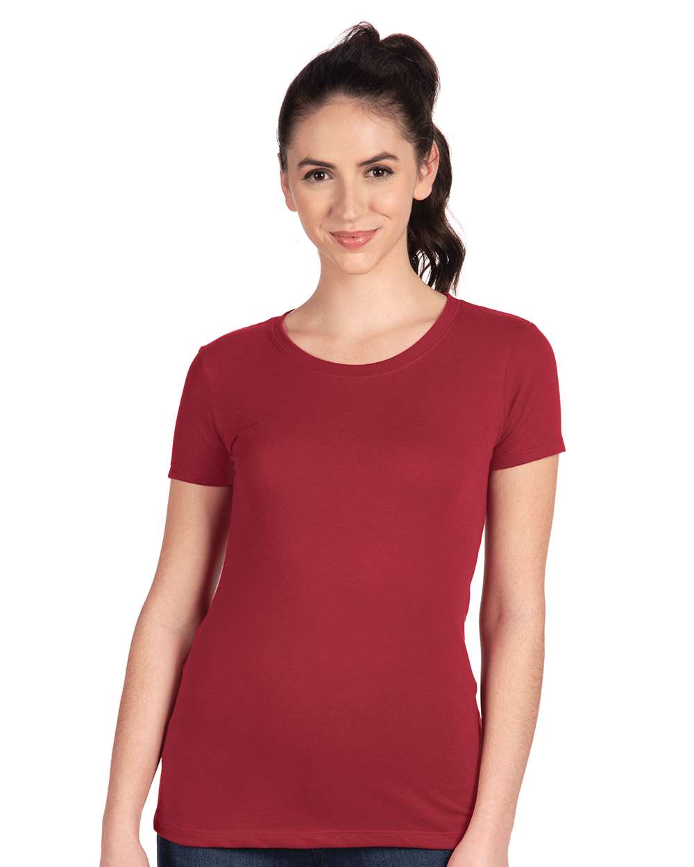 Women's Ideal T-Shirt - OnModelFront - B56918522 - Cardinal