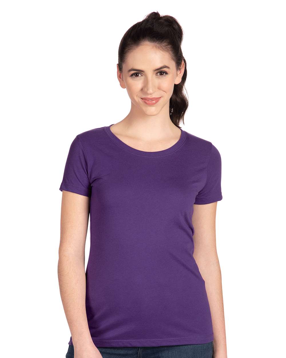 Women's Ideal T-Shirt - OnModelFront - B56918672 - Purple Rush
