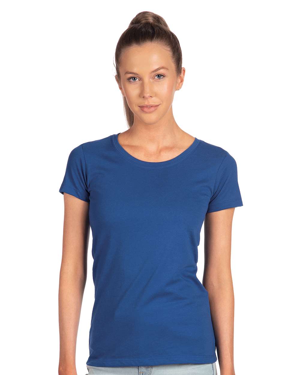 Women's Ideal T-Shirt - OnModelFront - B56918752 - Royal
