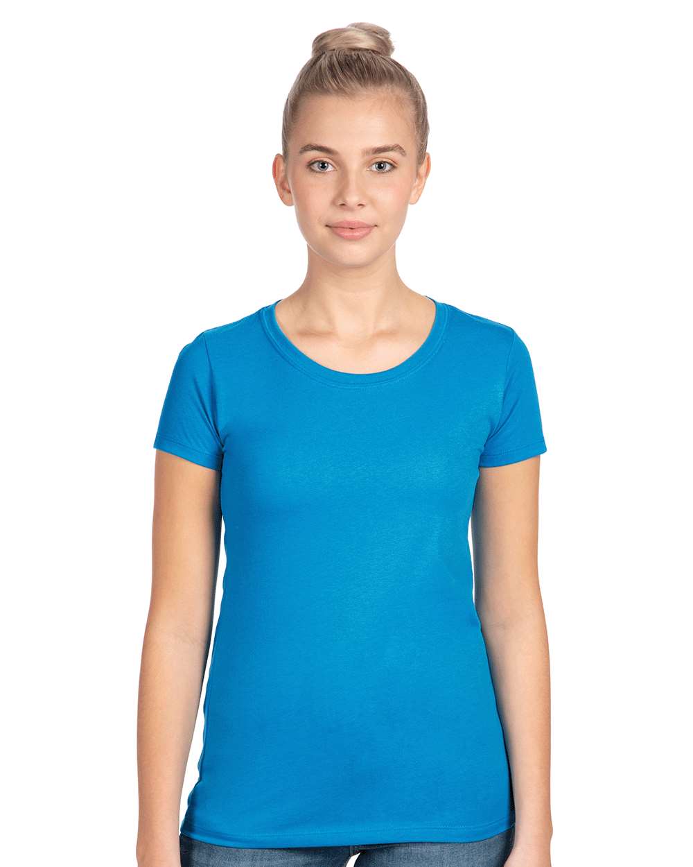 Women's Ideal T-Shirt - OnModelFront - B56918762 - Turquoise