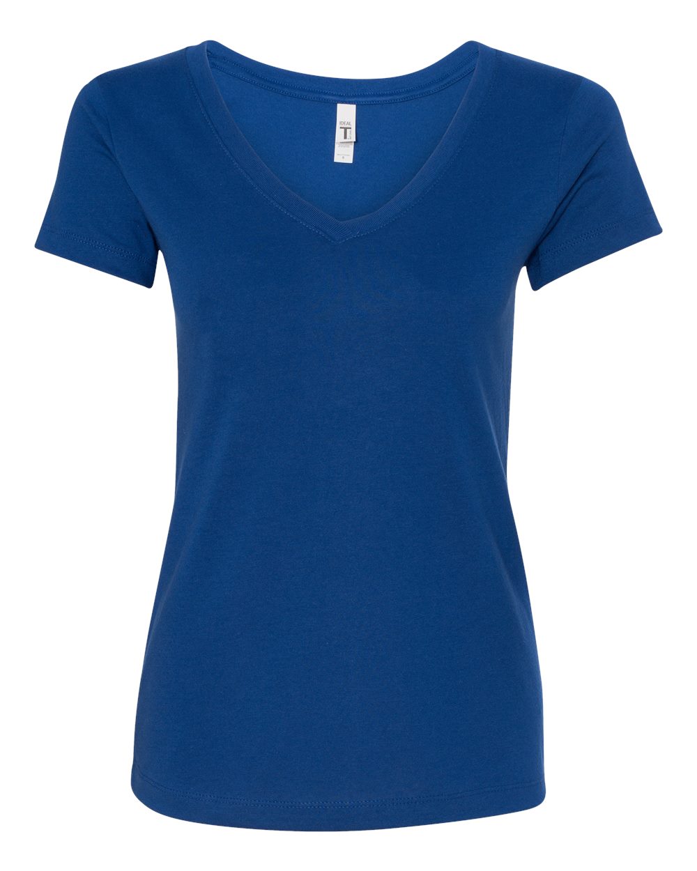 Women's Ideal V-Neck T-Shirt - Front - B57218752 - Royal
