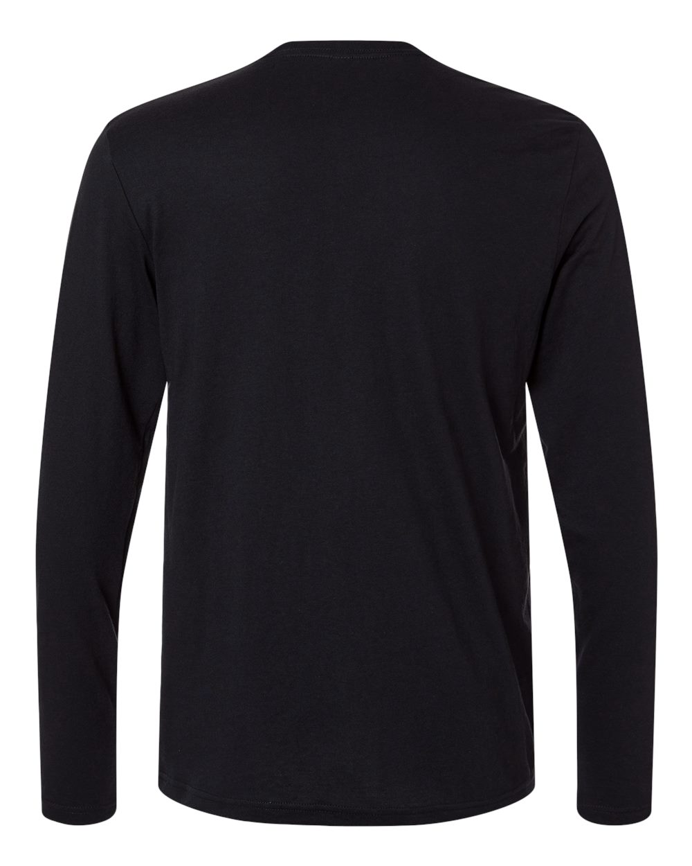 Men's Triblend Long Sleeve T-Shirt - Back - B26818502 - Black