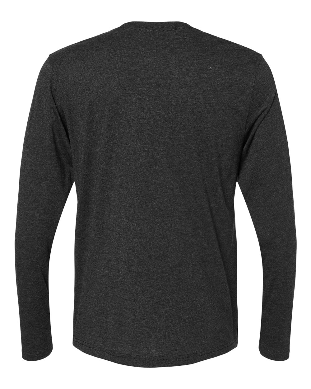 Men's Triblend Long Sleeve T-Shirt - Back - B26818512 - Vintage Black
