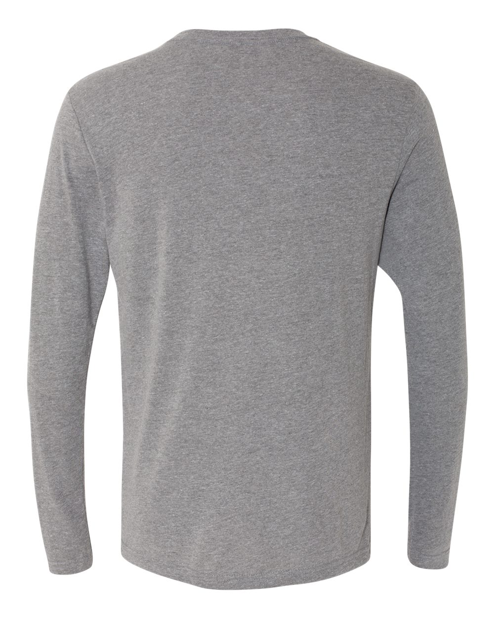 Men's Triblend Long Sleeve T-Shirt - Back - B26818582 - Premium Heather