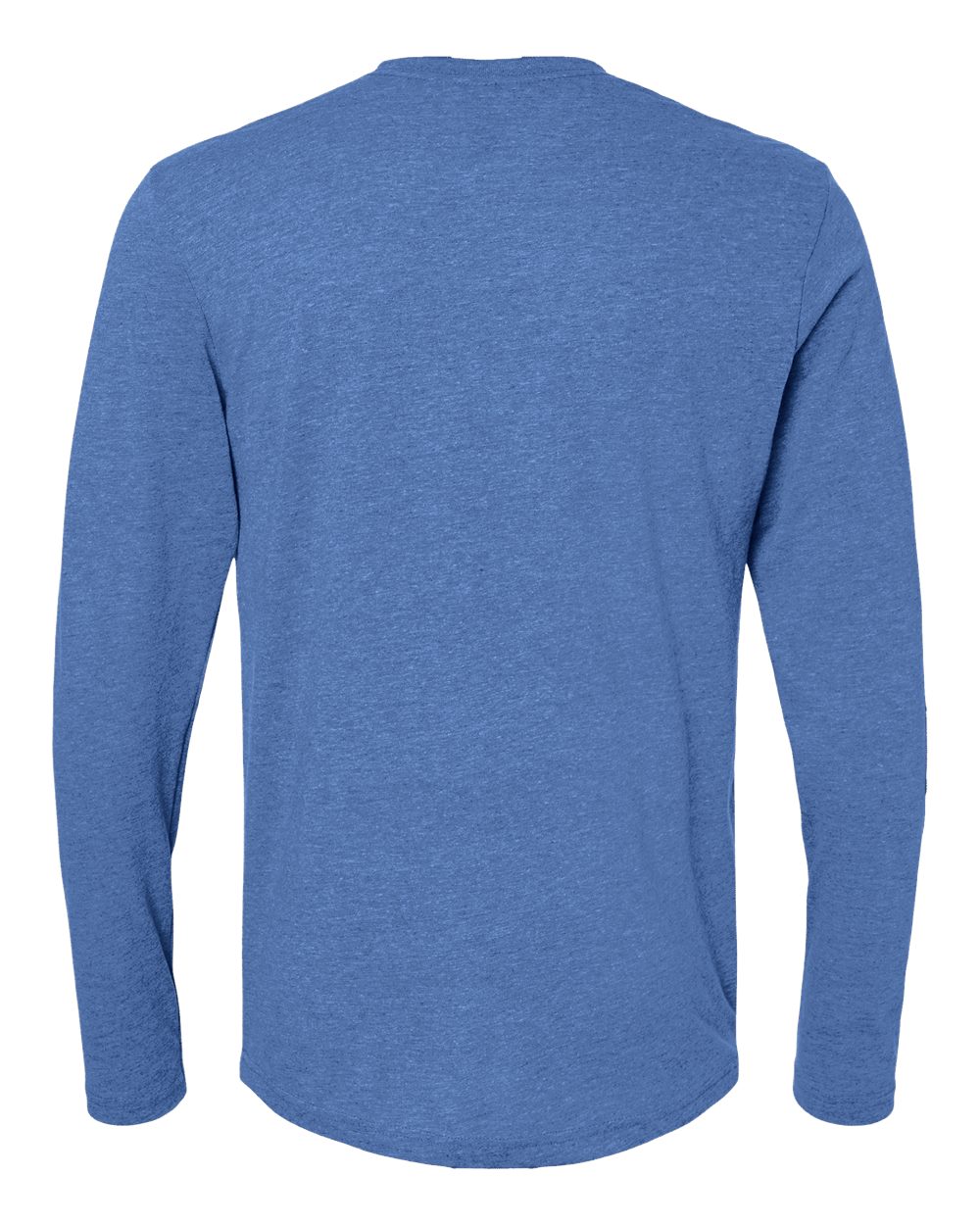 Men's Triblend Long Sleeve T-Shirt - Back - B26818752 - Vintage Royal