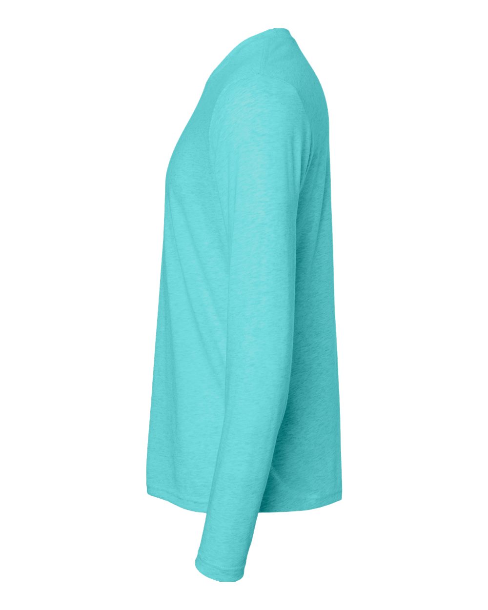 Men's Triblend Long Sleeve T-Shirt - DirectSide - B26818972 - Tahiti Blue