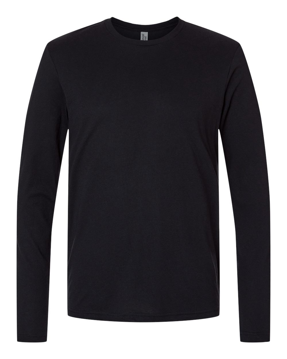 Men's Triblend Long Sleeve T-Shirt - Front - B26818502 - Black