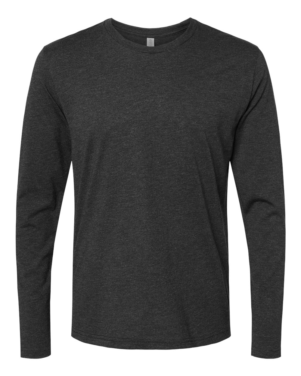 Men's Triblend Long Sleeve T-Shirt - Front - B26818512 - Vintage Black