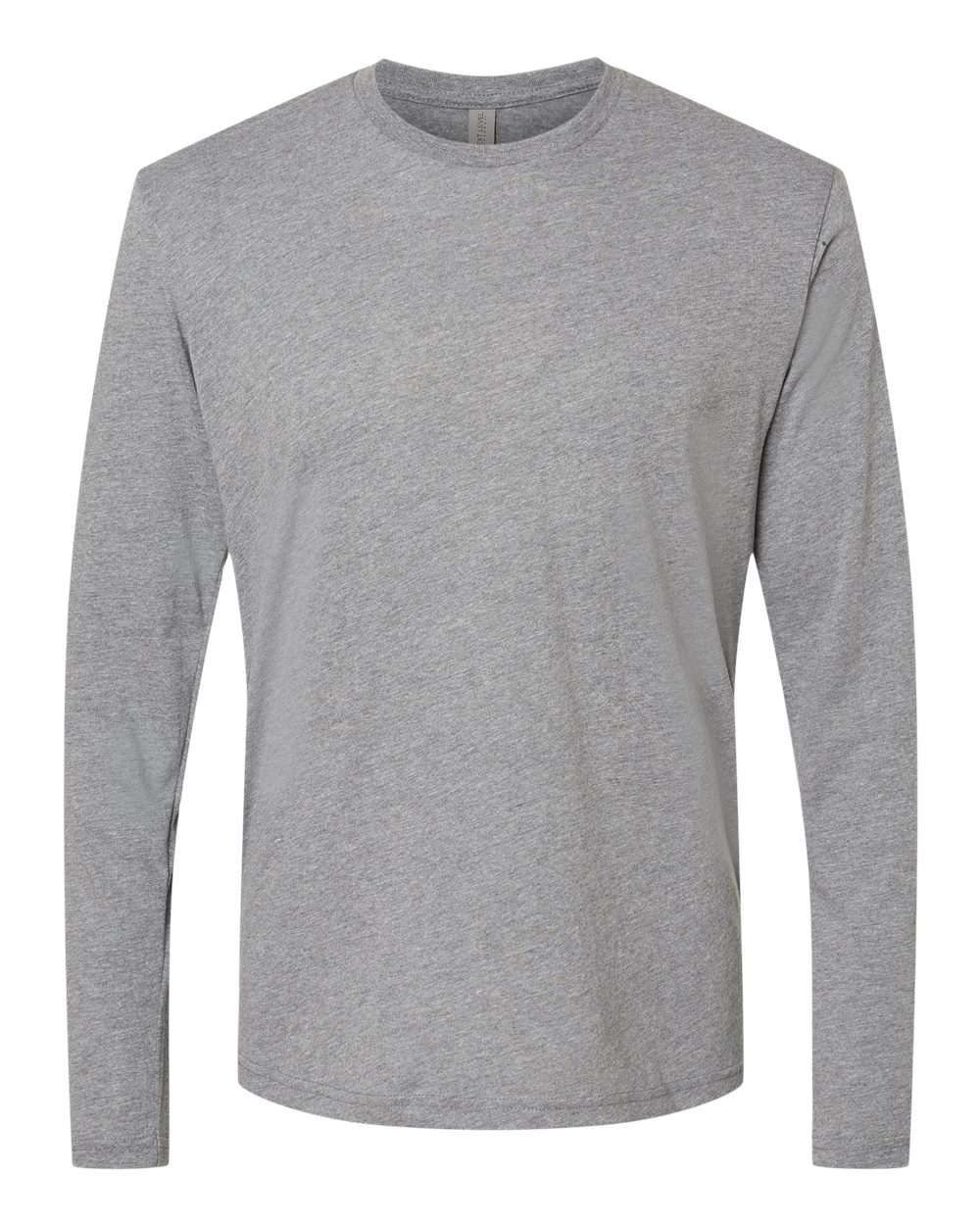 Men's Triblend Long Sleeve T-Shirt - Front - B26818582 - Premium Heather