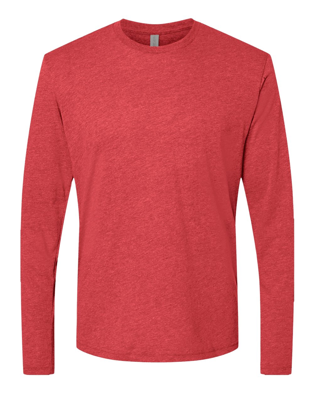 Men's Triblend Long Sleeve T-Shirt - Front - B26818712 - Vintage Red