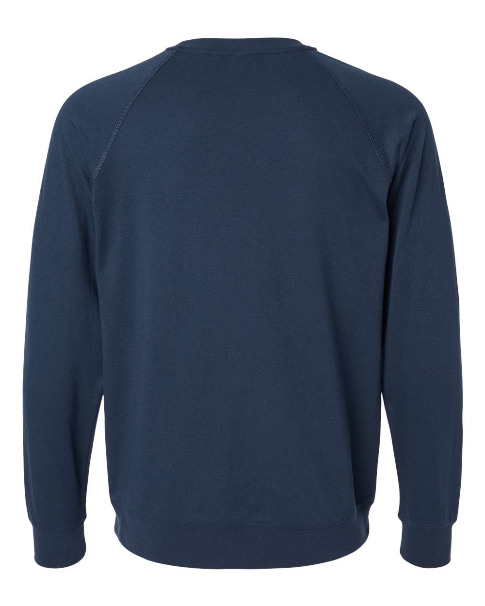 Unisex Laguna Raglan Crewneck Sweatshirt - Back - B26918652 - Midnight Navy