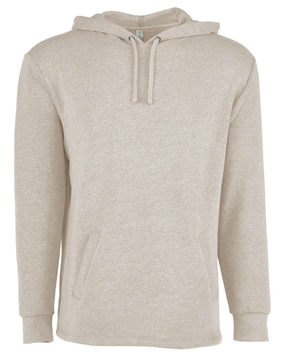 Unisex Malibu Welt Pocket Hoodie Sweatshirt - Front - B27018242 - Oatmeal