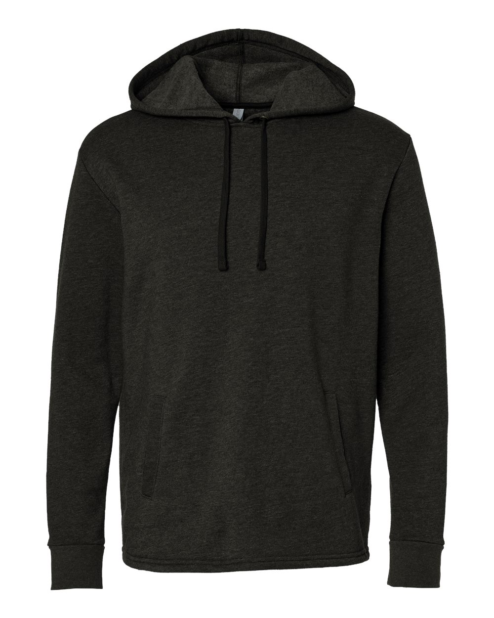 Unisex Malibu Welt Pocket Hoodie Sweatshirt - Front - B27018512 - Heather Black