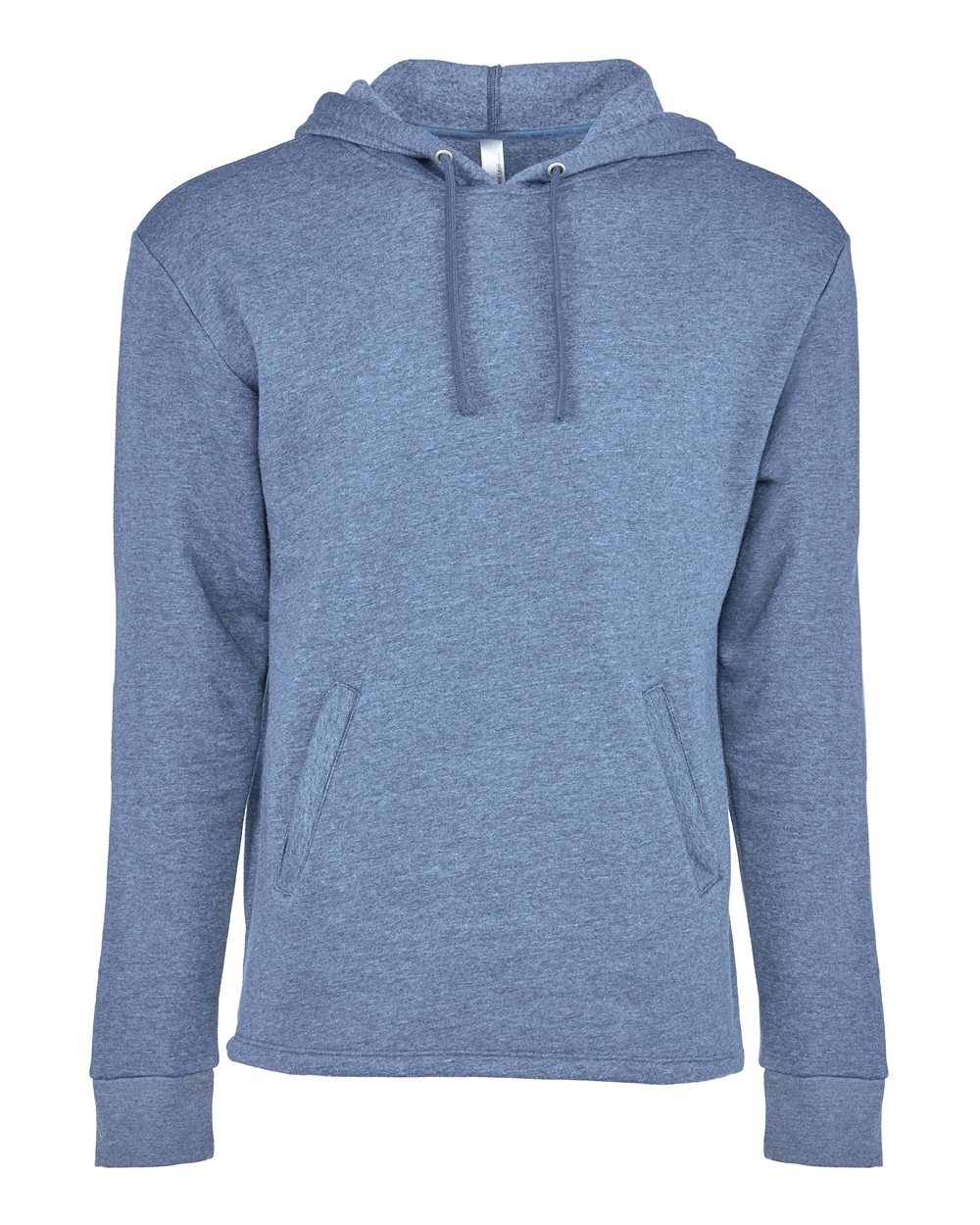 Unisex Malibu Welt Pocket Hoodie Sweatshirt - Front - B27018682 - Heather Bay Blue