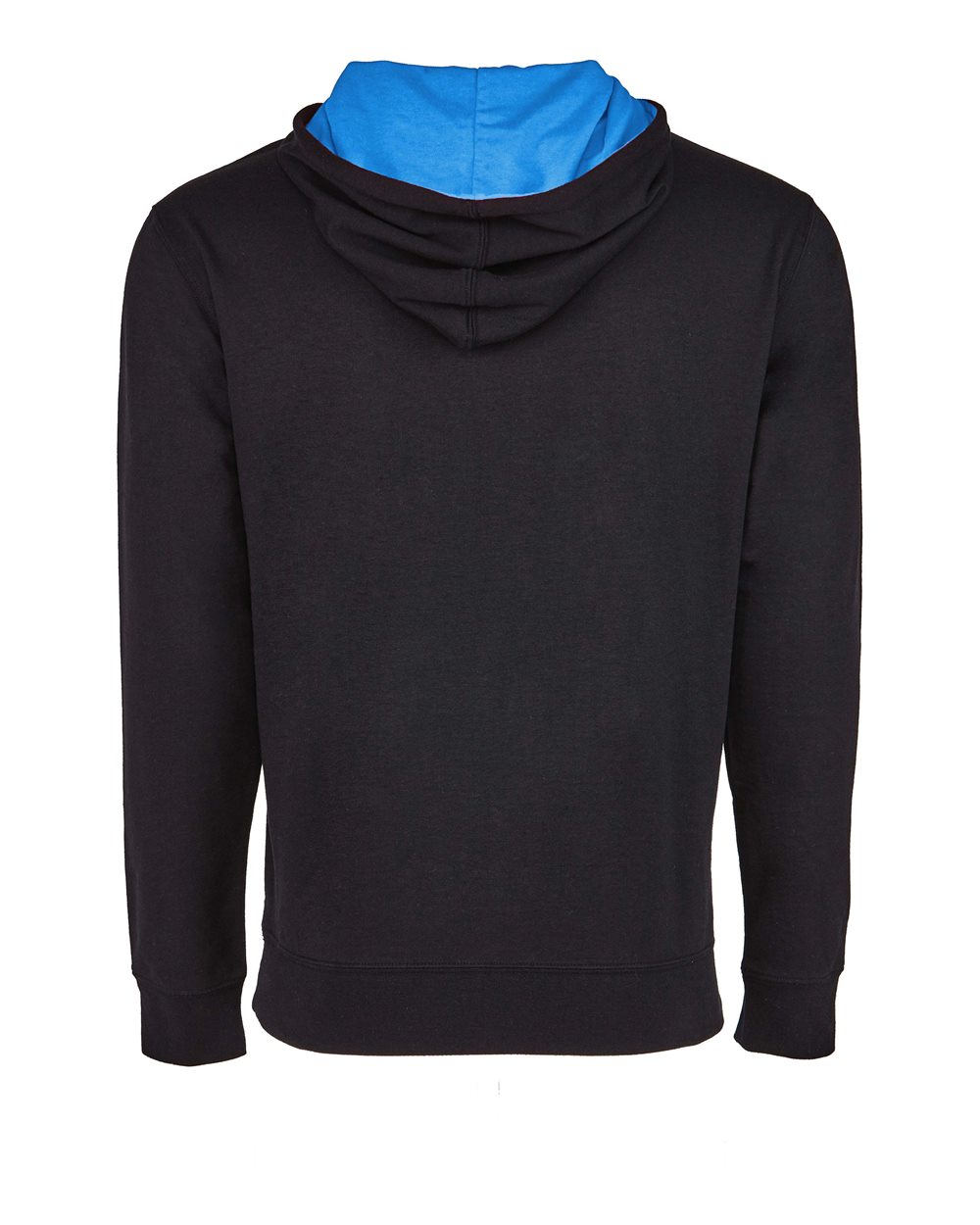 Unisex Laguna Hoodie Sweatshirt - Back - B27318762 - Black/ Turquoise