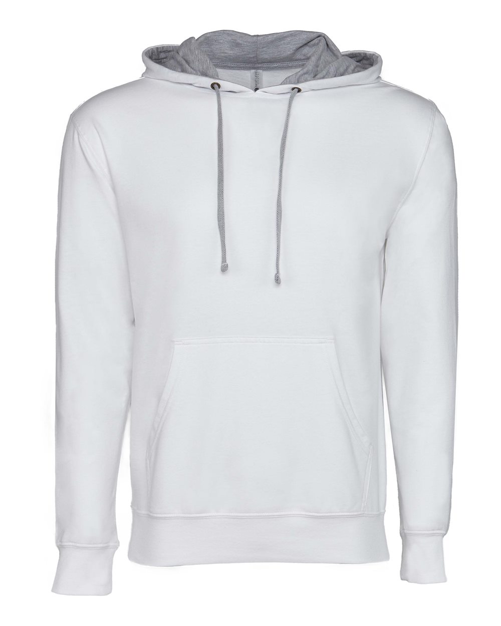 Unisex Laguna Hoodie Sweatshirt - Front - B27318352 - White/ Heather Grey