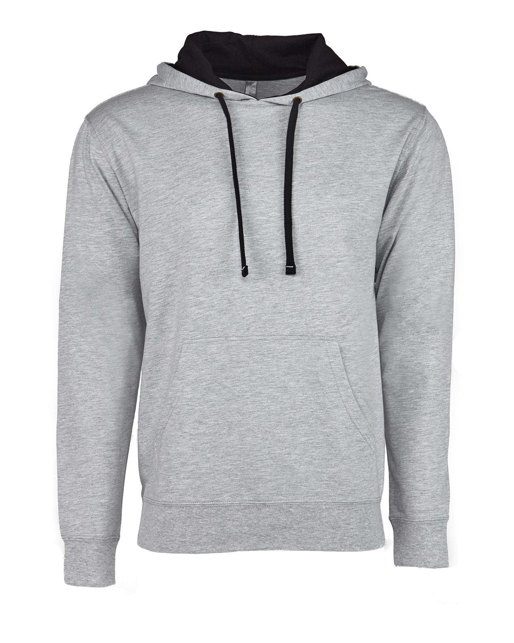 Unisex Laguna Hoodie Sweatshirt - Front - B27318572 - Heather Grey/ Black