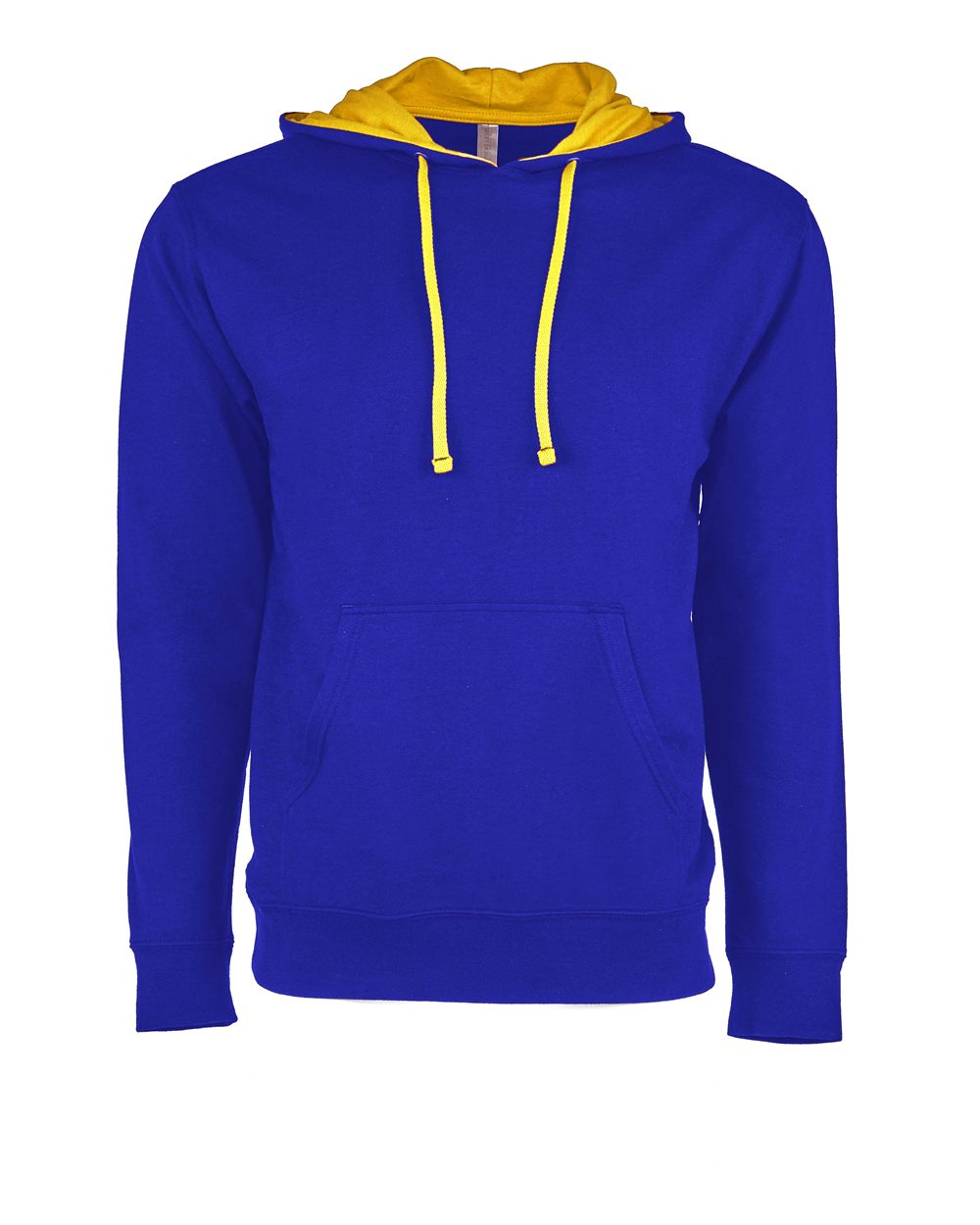 Unisex Laguna Hoodie Sweatshirt - Front - B27318772 - Royal/ Gold
