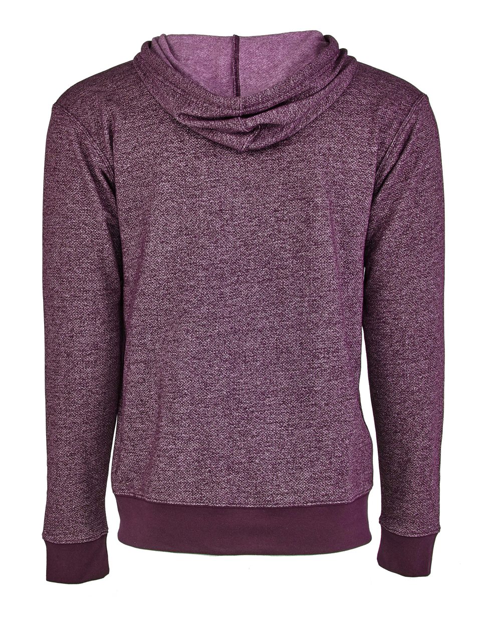 Unisex Pacifica Full-Zip Hoodie Sweatshirt - Back - B27418032 - Plum