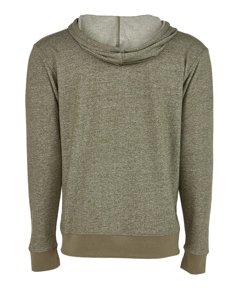 Unisex Pacifica Full-Zip Hoodie Sweatshirt - Back - B27418062 - Military Green