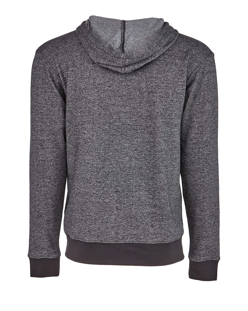 Unisex Pacifica Full-Zip Hoodie Sweatshirt - Back - B27418502 - Black