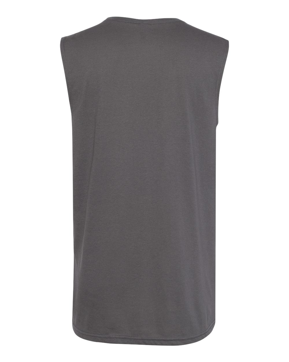 Men's Lightweight Cotton/Poly Muscle Tank - Back - B38818592 - Heavy Metal