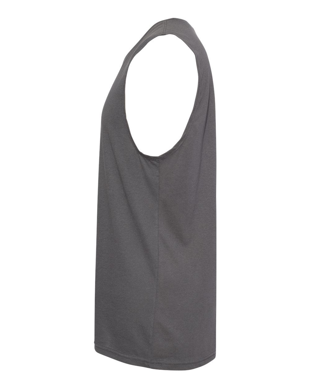 Men's Lightweight Cotton/Poly Muscle Tank - DirectSide - B38818592 - Heavy Metal