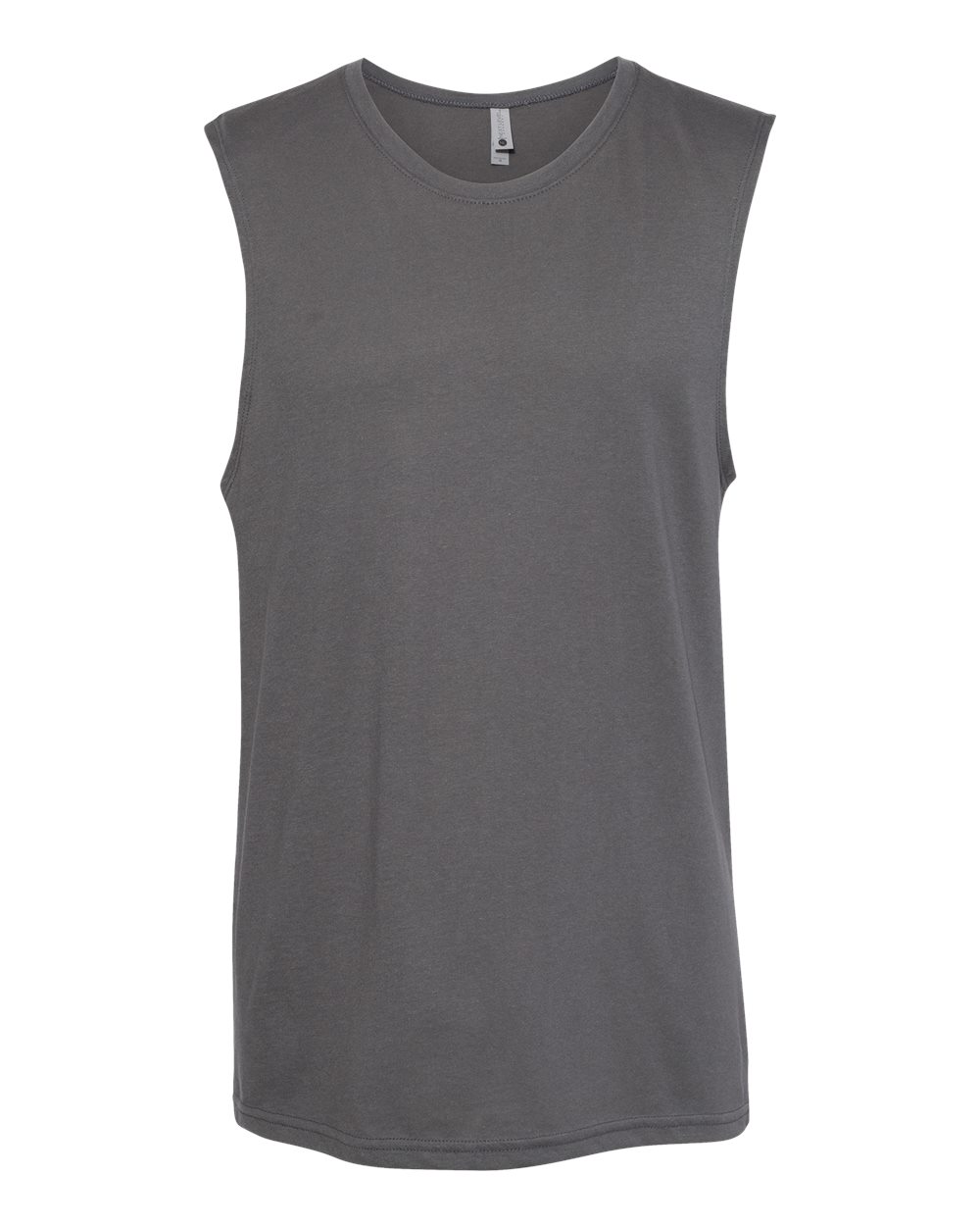Men's Lightweight Cotton/Poly Muscle Tank - Front - B38818592 - Heavy Metal