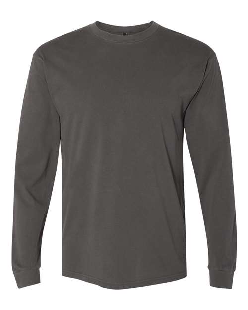 Inspired Dye Long Sleeve Crew - Front - B39218357 - Shadow