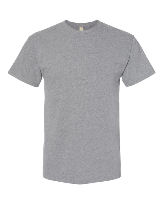 Unisex Eco Heavyweight T-Shirt - Front - B20218352 - Dark Heather Grey