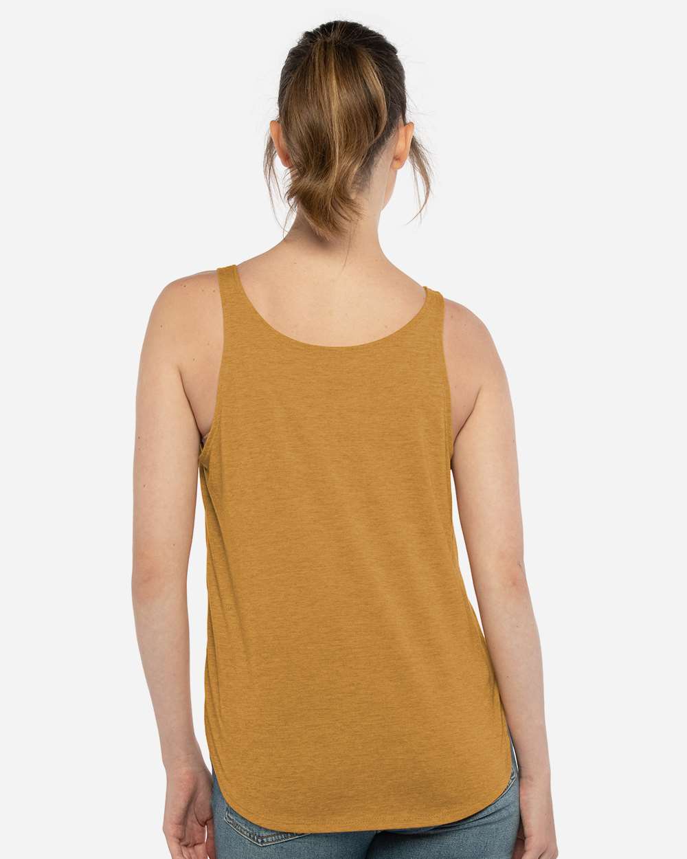 Women's Festival Tank - OnModelBack - B20318282 - Antique Gold