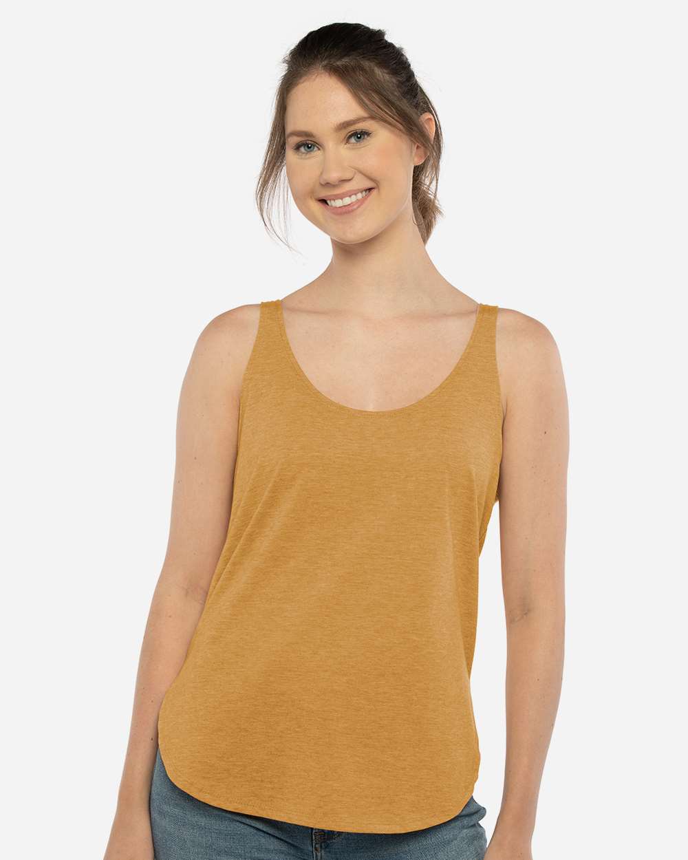 Women's Festival Tank - OnModelFront - B20318282 - Antique Gold