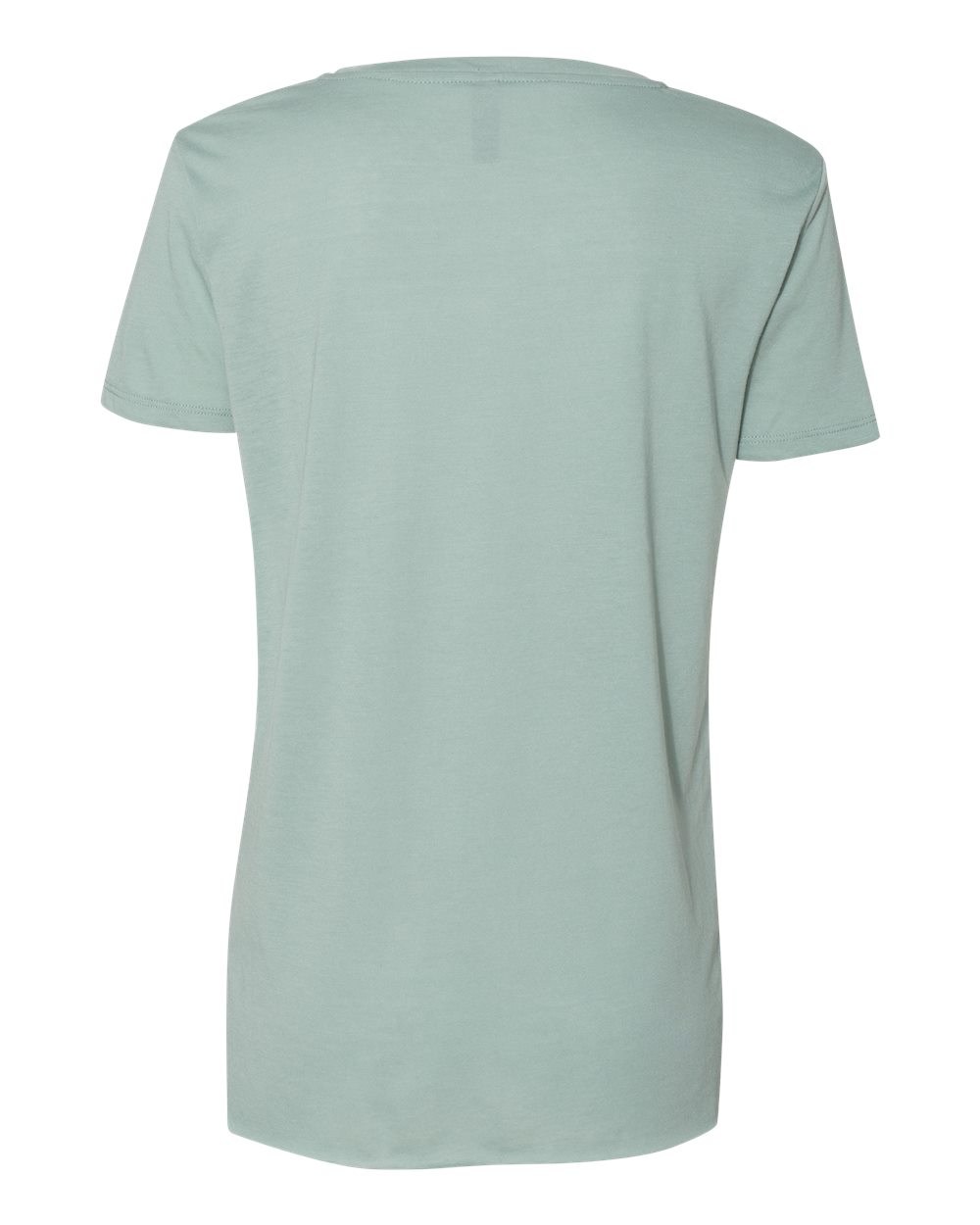 Women's Festival Scoop Neck T-Shirt - Back - B20418192 - Stonewash Green