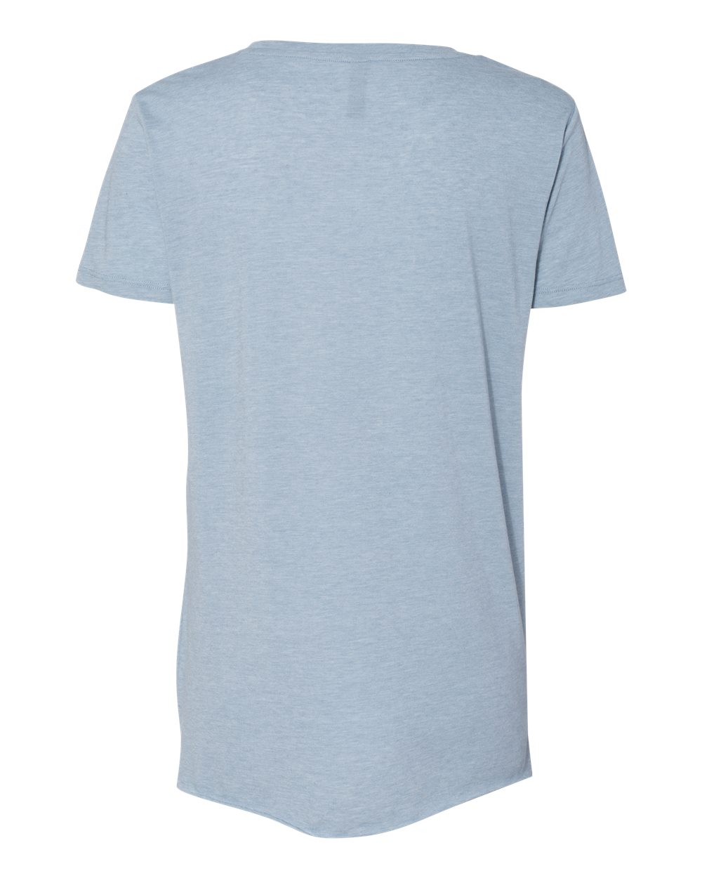 Women's Festival Scoop Neck T-Shirt - Back - B20418252 - Stonewash Denim