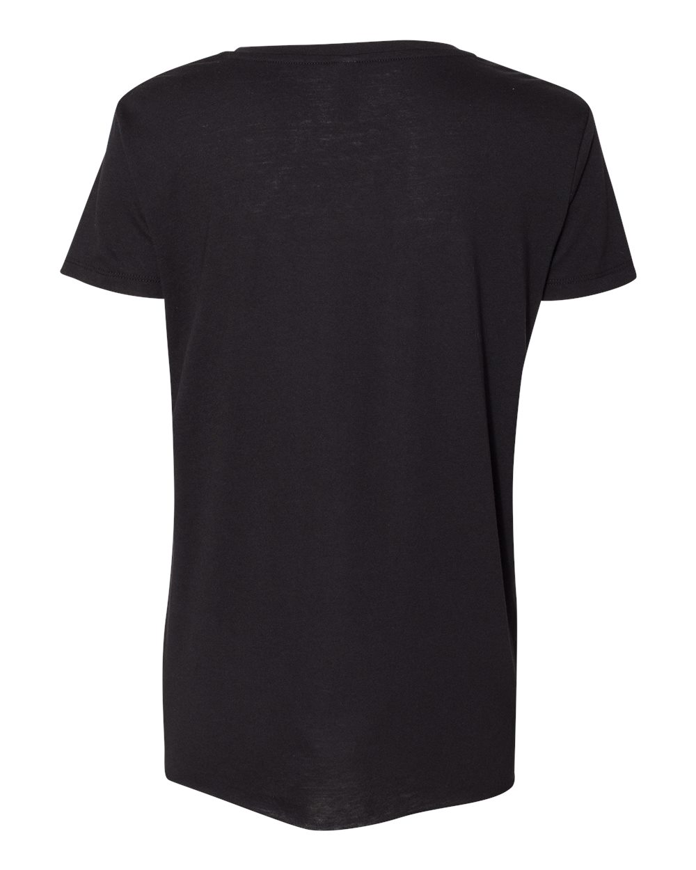 Women's Festival Scoop Neck T-Shirt - Back - B20418502 - Black