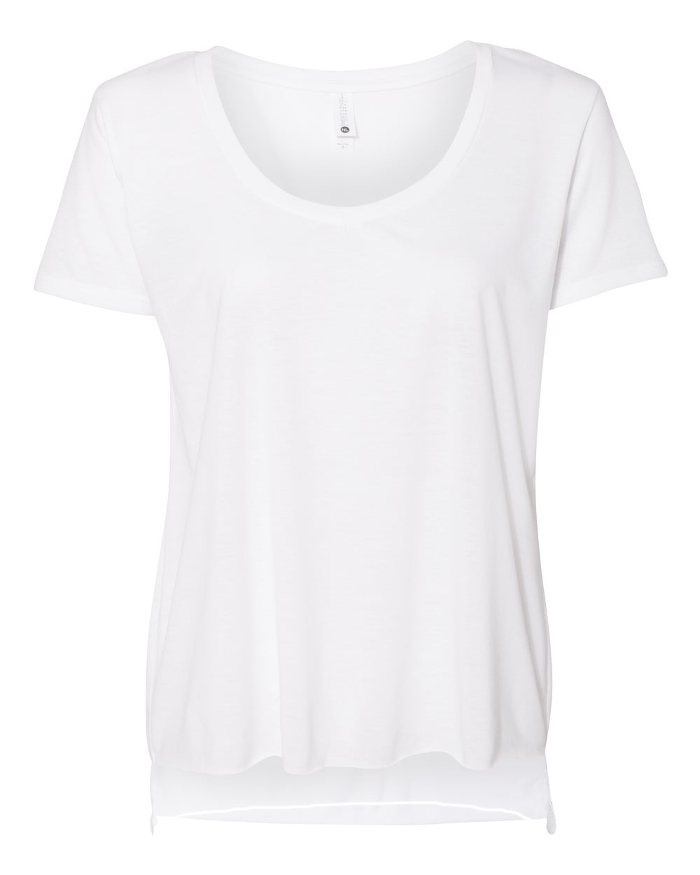 Women's Festival Scoop Neck T-Shirt - Front - B20418002 - White