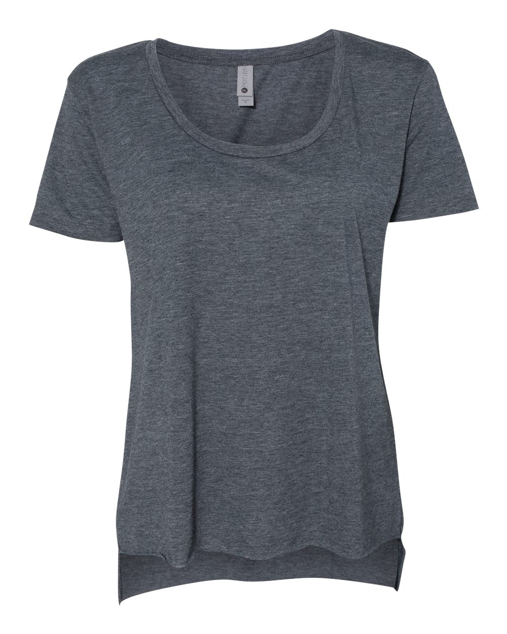 Women's Festival Scoop Neck T-Shirt - Front - B20418262 - Antique Denim