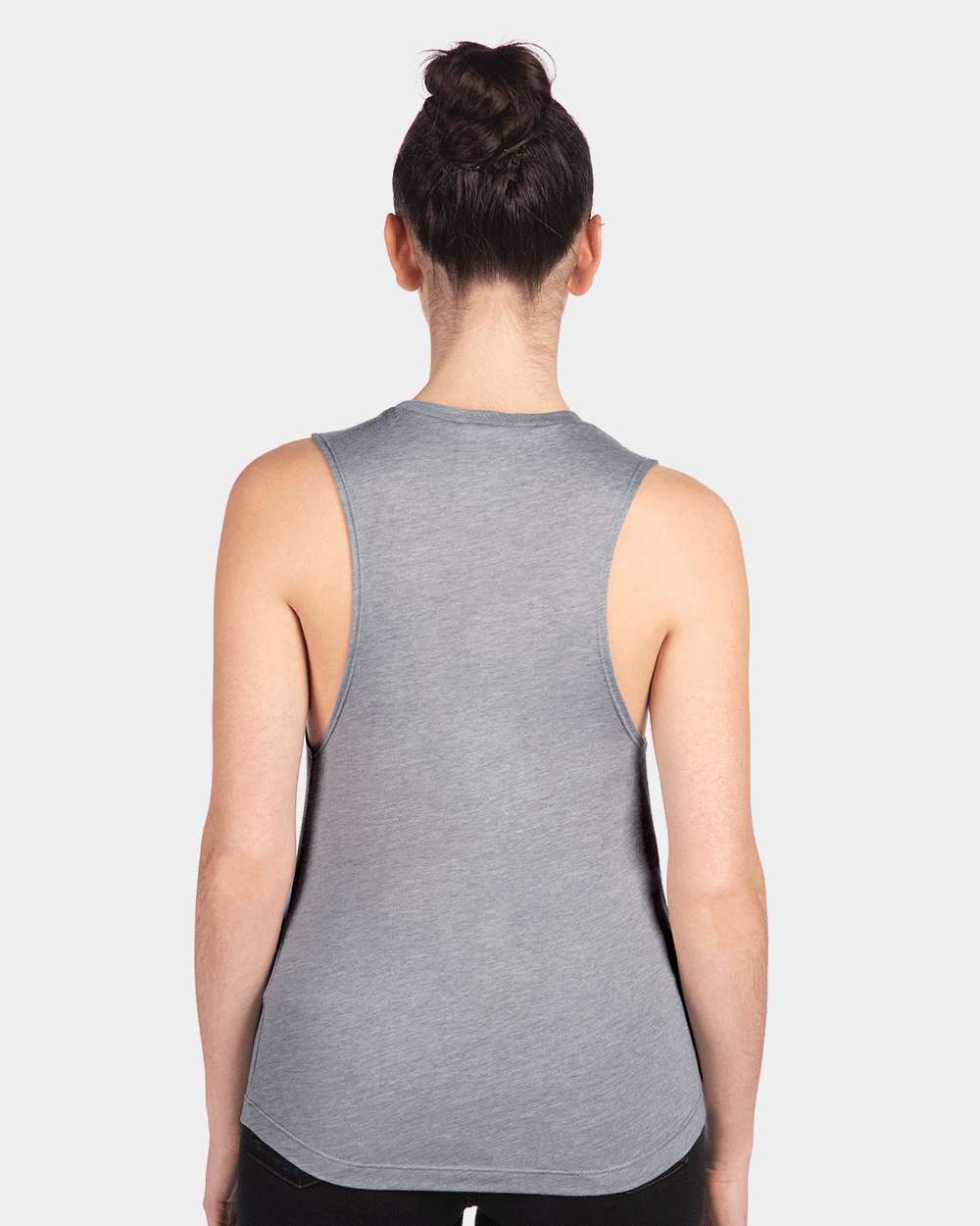 Women’s Festival Muscle Tank - OnModelBack - B20518092 - Heather Grey